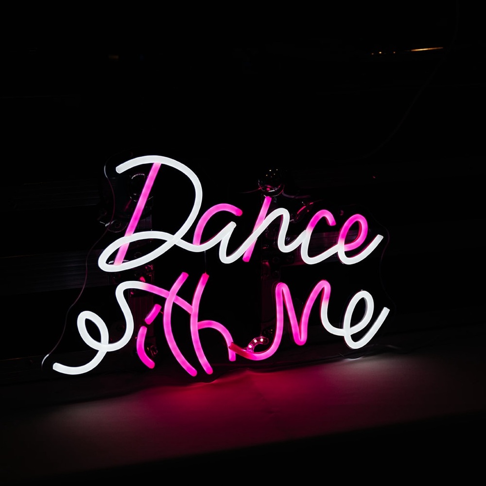 Dance With Me neon sign